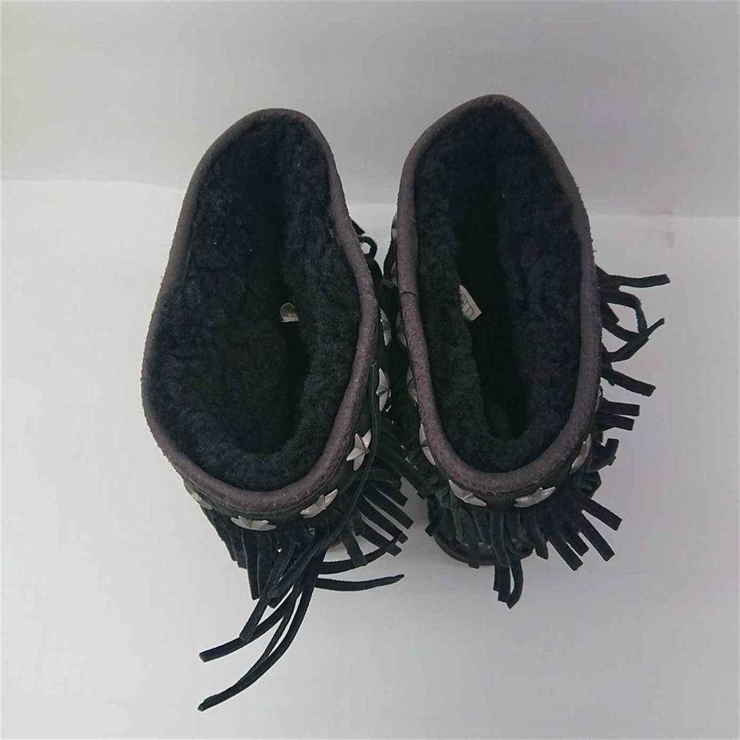 ★アグ UGG × ジミーチュウ フリンジ スタースタッズ ムートンブーツ