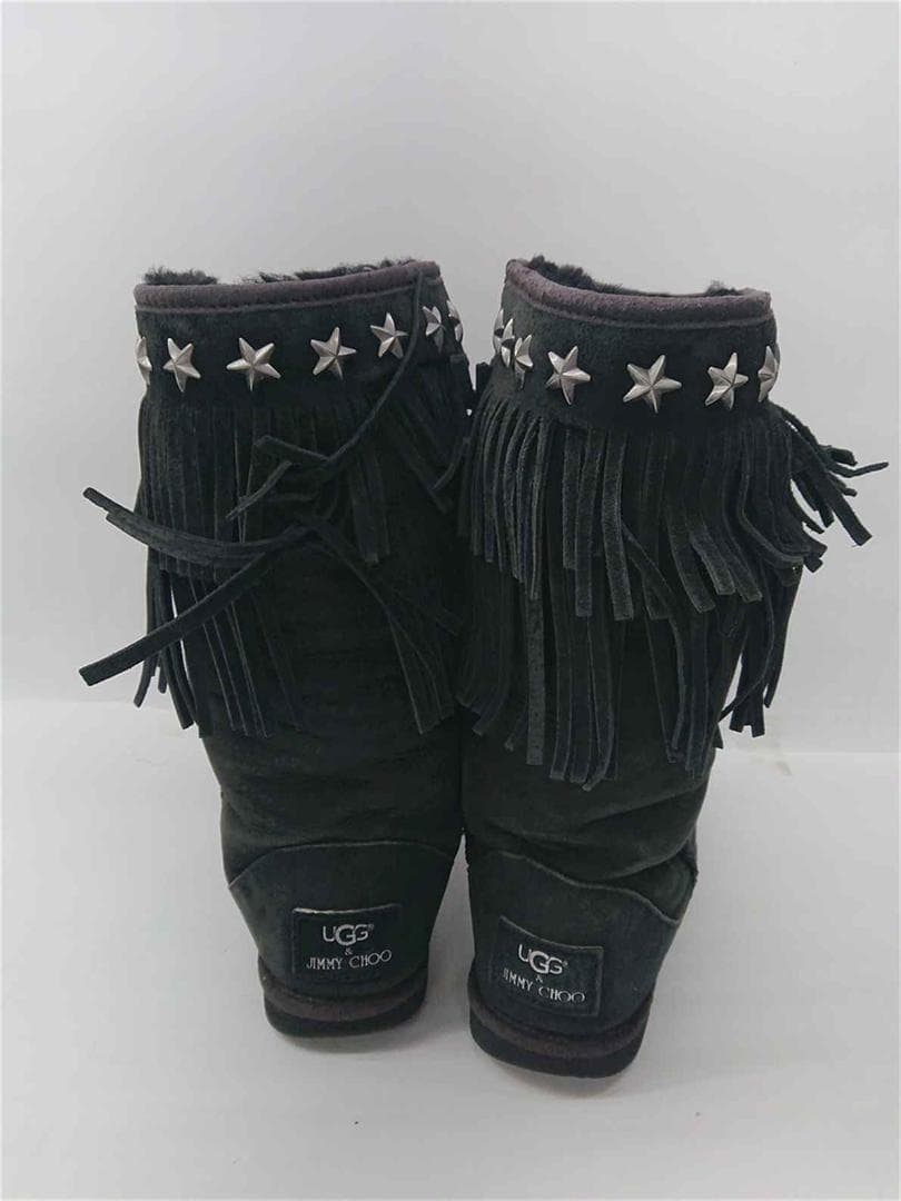 ★アグ UGG × ジミーチュウ フリンジ スタースタッズ ムートンブーツ