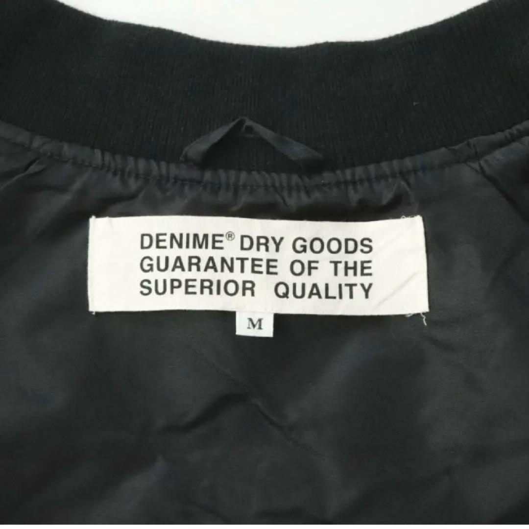 美品 DENIME ドゥニーム 鯉 だるま刺繍 サテン　スカジャン