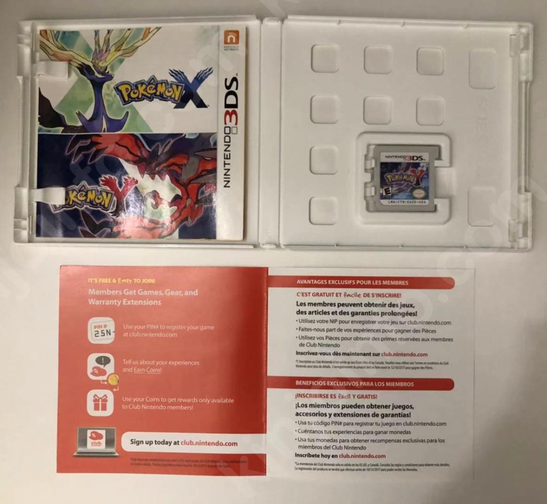 ポケットモンスター Y【中古美品・3DS北米版】