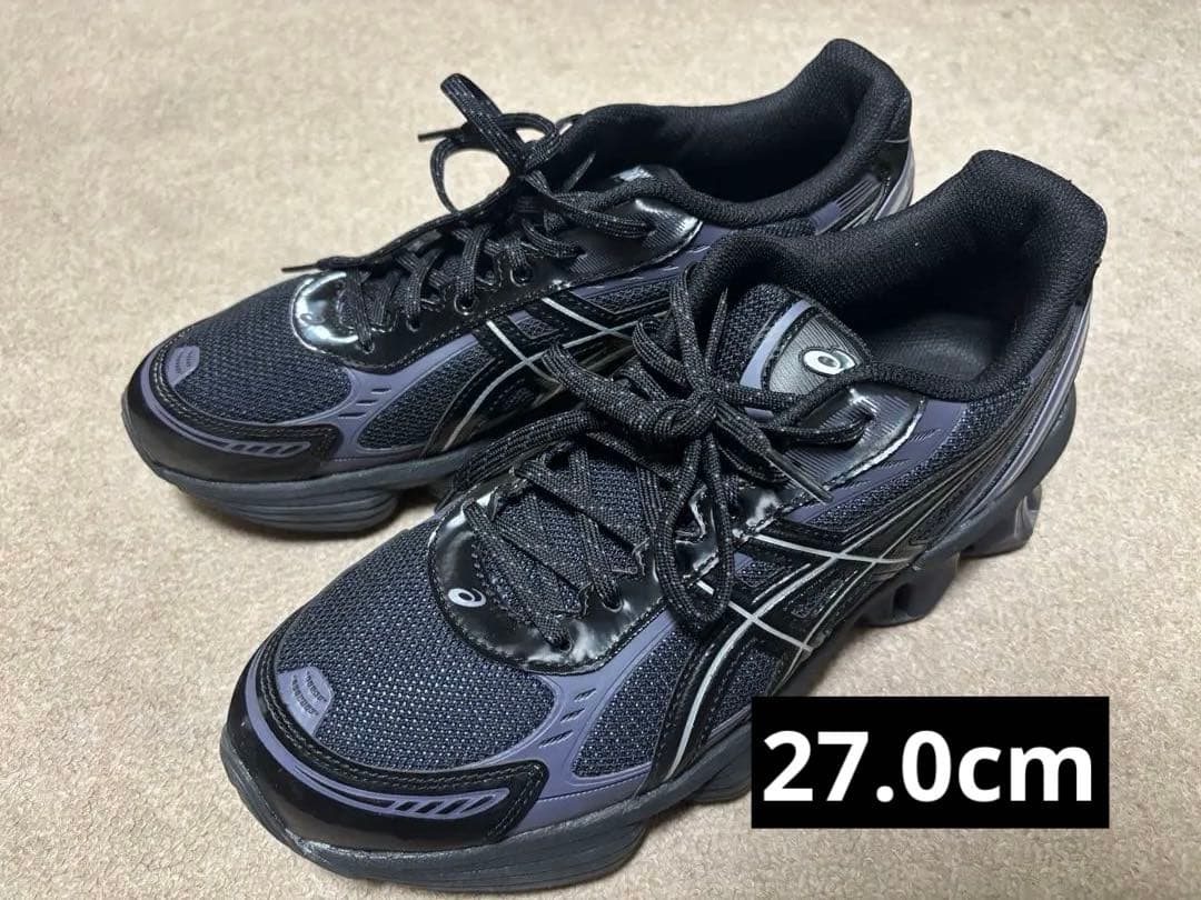 asics GEL-KINETIC FLUENT BLACK パープル