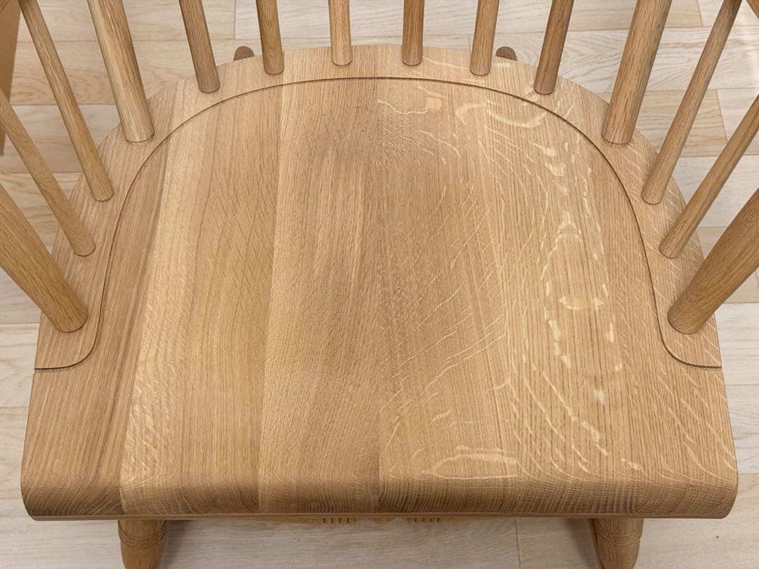 【WO色】美品 飛騨産業 キツツキ 穂高 ロッキングチェア