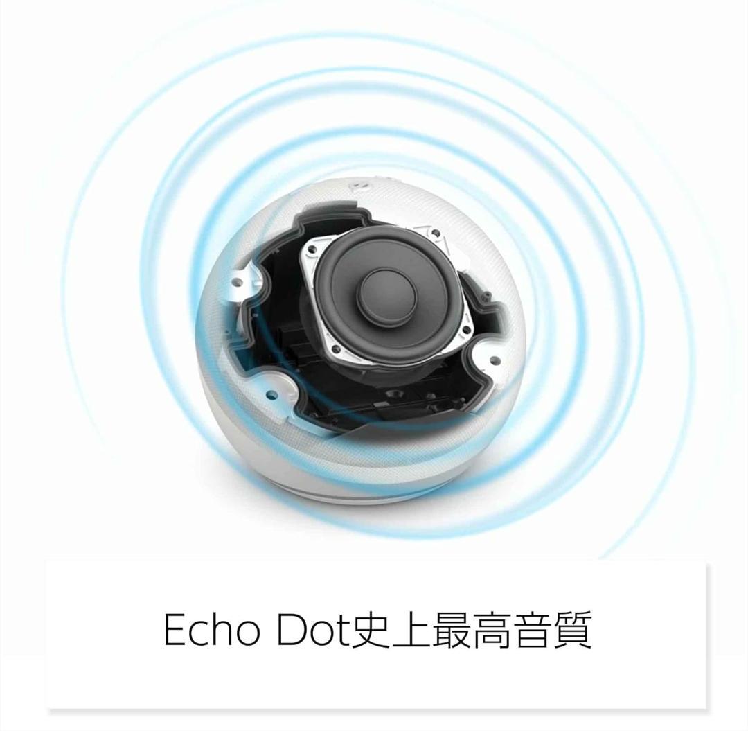 Echo Dot (エコードット) 第5世代 グレイシャーホワイト　２台　未使用
