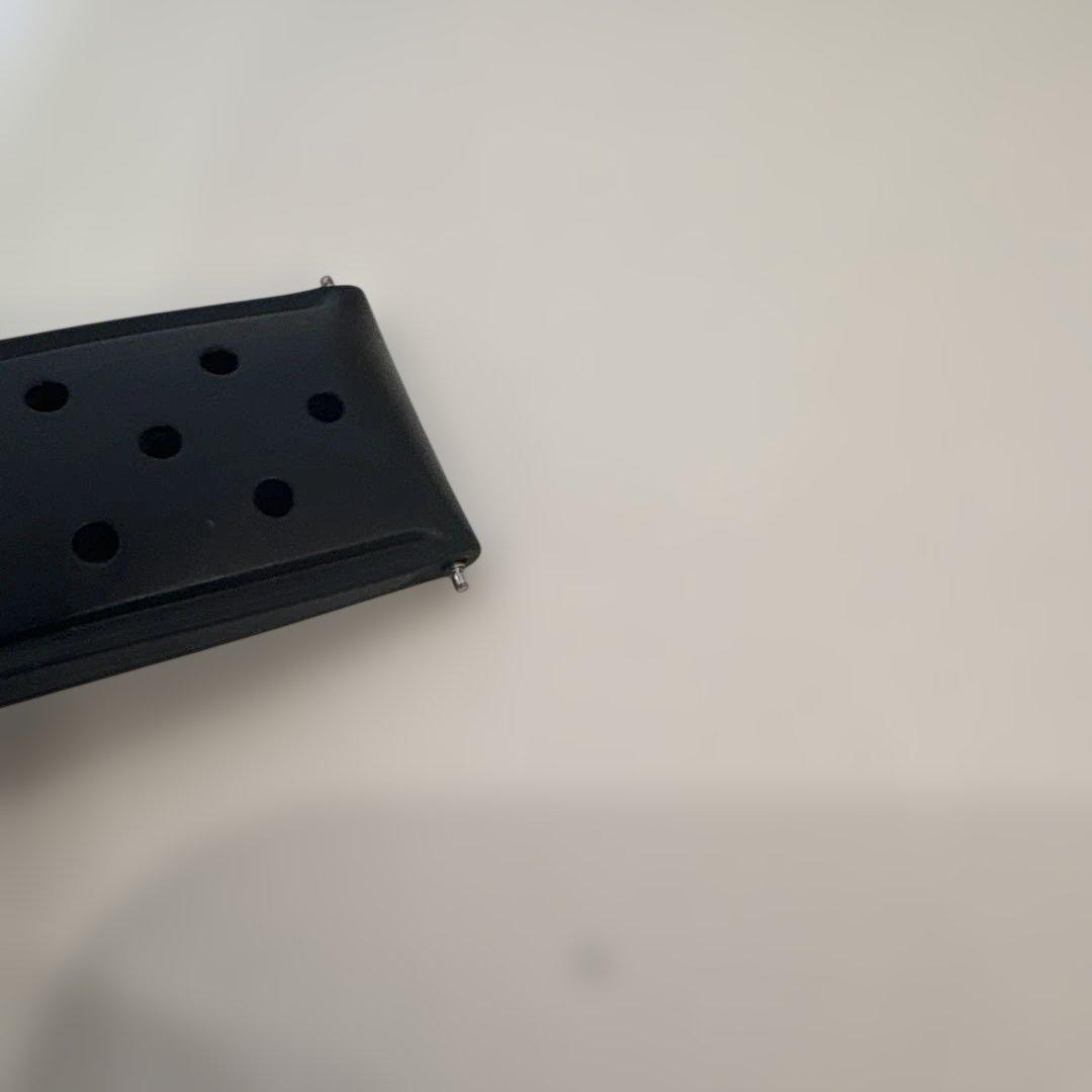 X*n様 タグホイヤー　サイズ20 ブラックラバーベルト