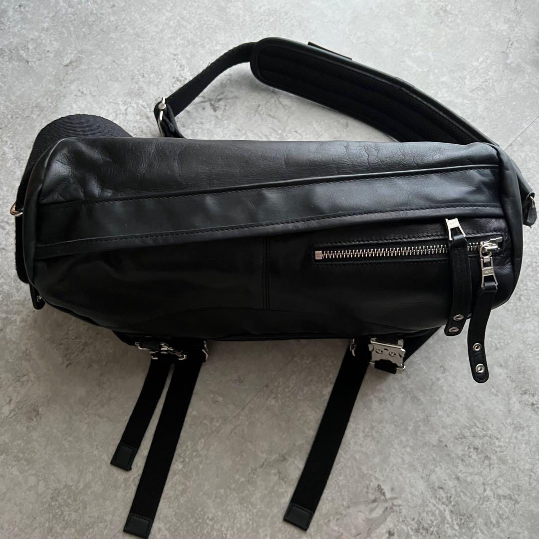 ☆美品☆ マスターピース メッセンジャーバッグ レザーバッグ 馬革