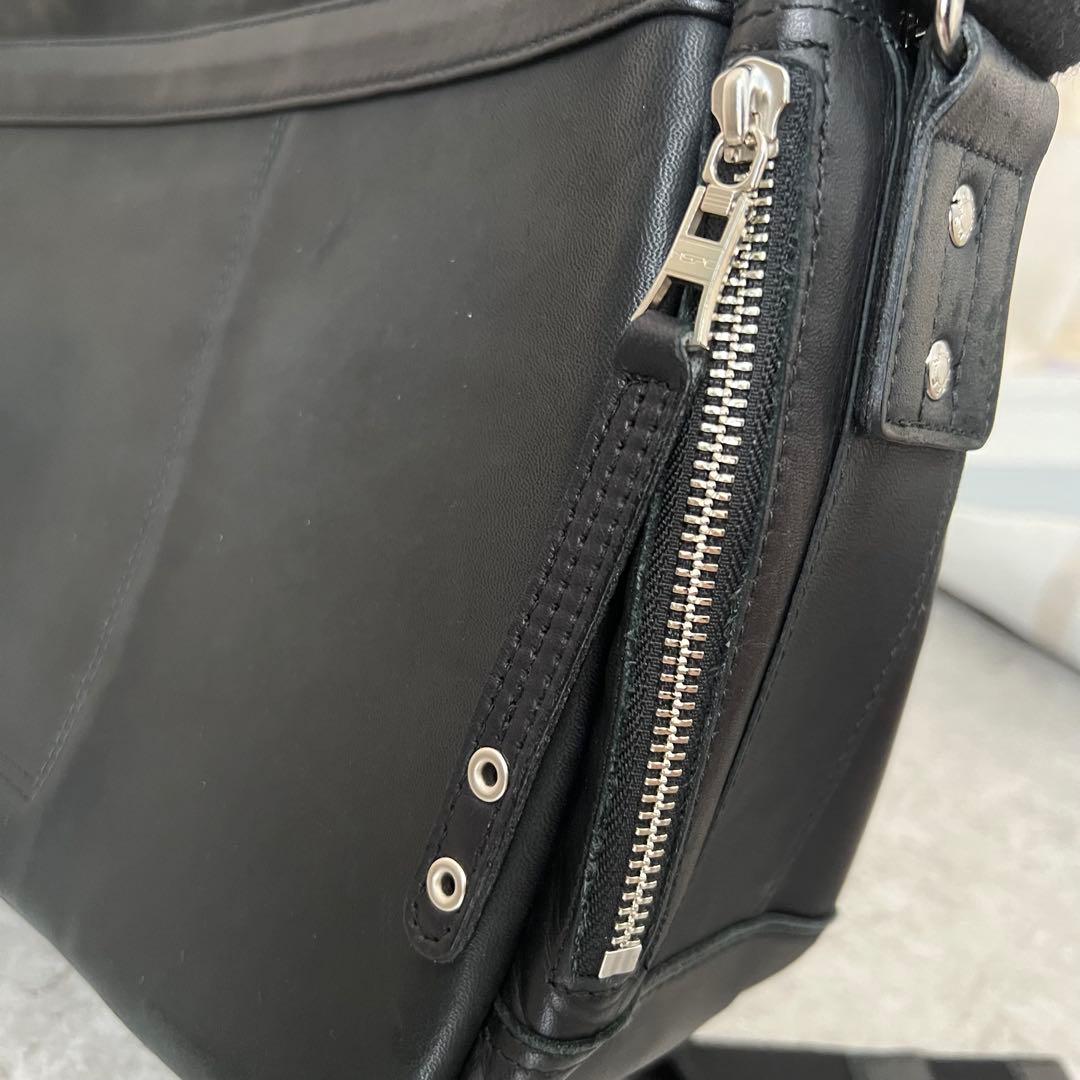 ☆美品☆ マスターピース メッセンジャーバッグ レザーバッグ 馬革