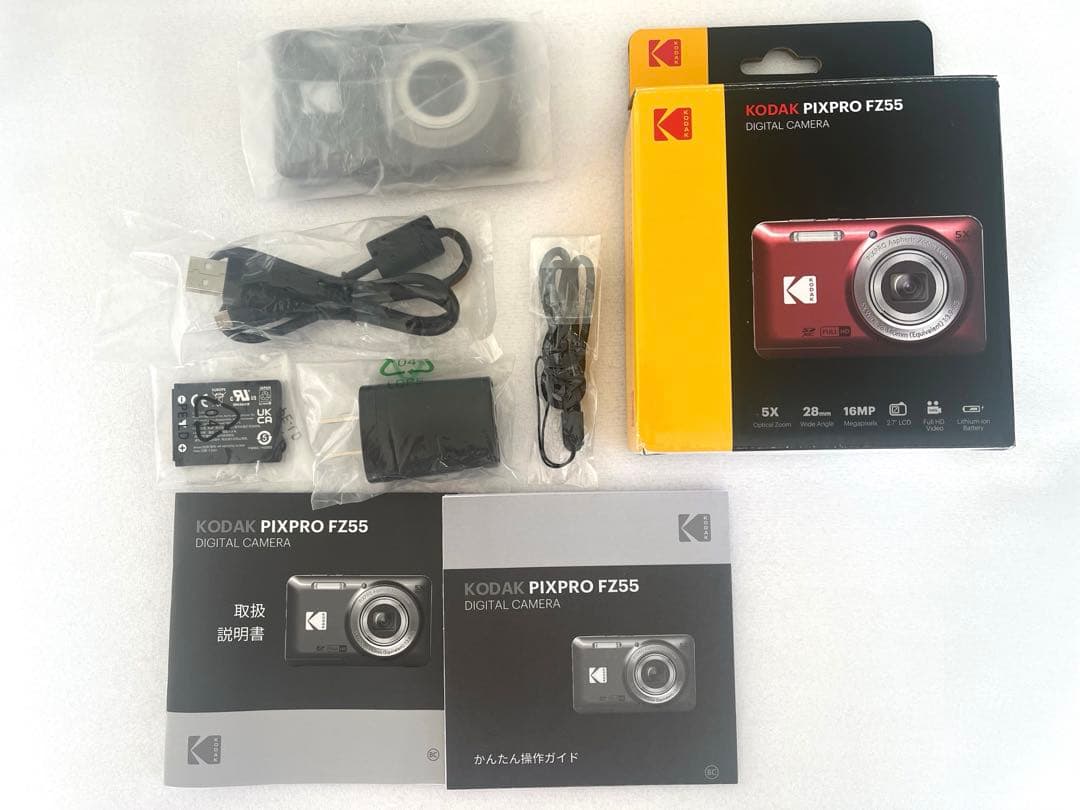 Kodak PIXPRO デジタルカメラFZ55 BK