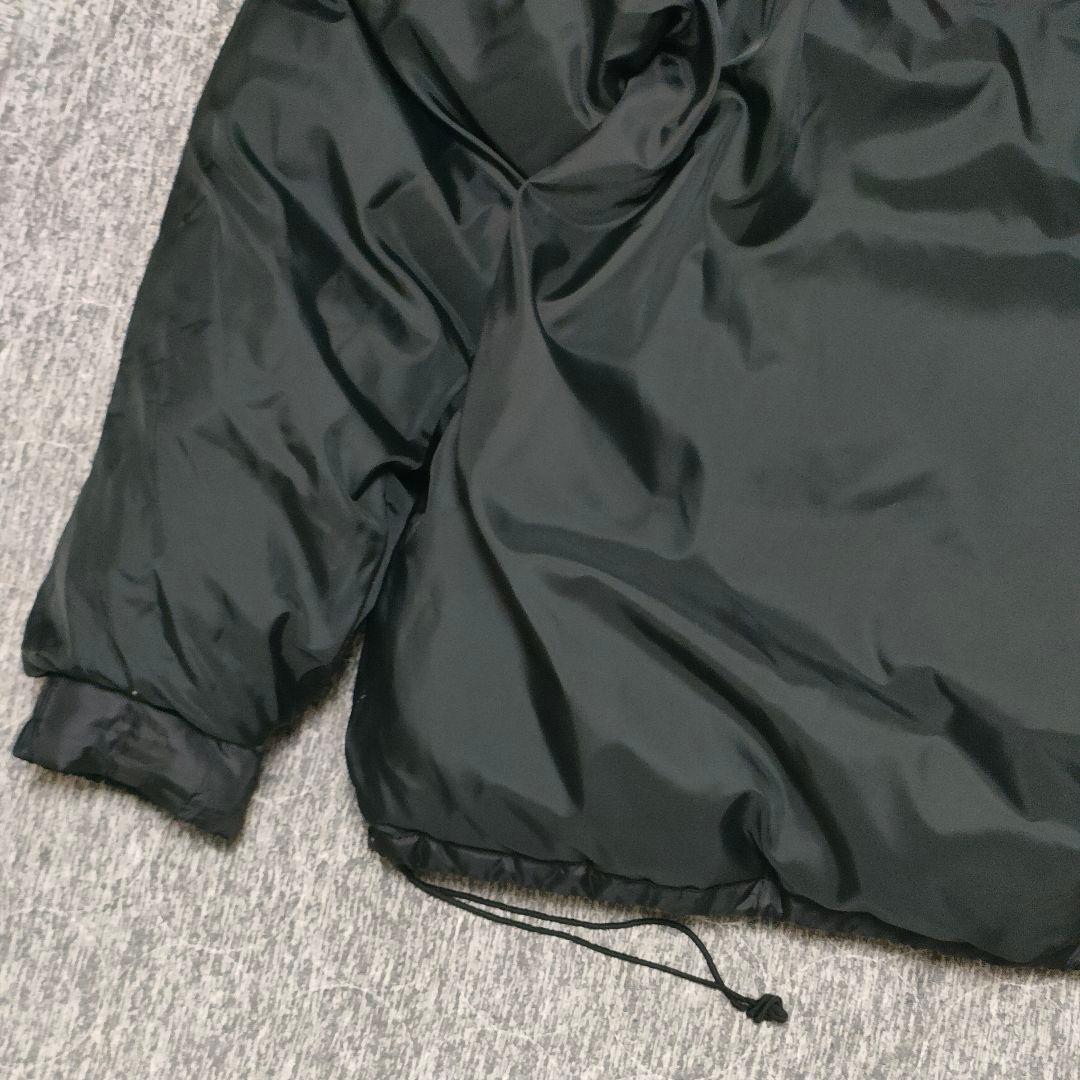 入手困難 大きいサイズ NIKE ダウンジャケット ロゴ 刺繍 リバーシブル 黒