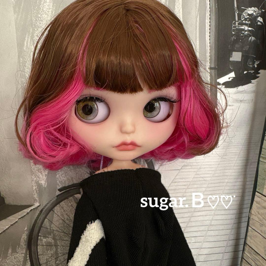 アイシードールカスタム♡⃜ピンク×ブラウン♪