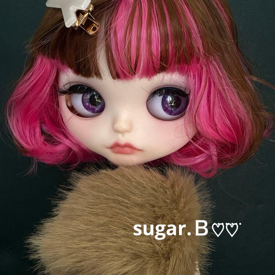 アイシードールカスタム♡⃜ピンク×ブラウン♪