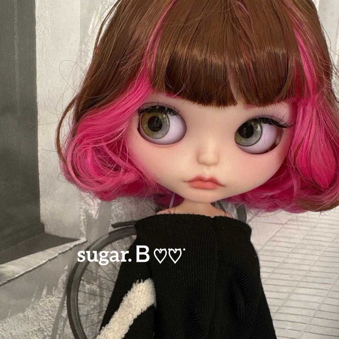 アイシードールカスタム♡⃜ピンク×ブラウン♪