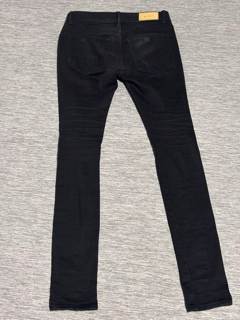 mnml ダメージ加工 ブラックデニム 30