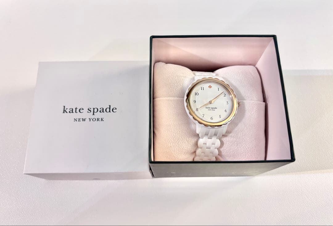 [ケイト・スペード] 腕時計 レディース 正規輸入品 ホワイト