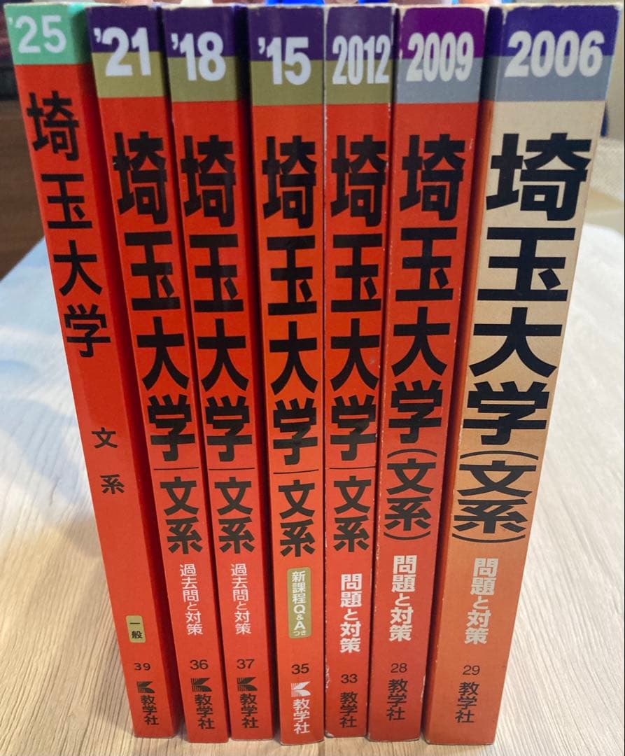 埼玉大学 文系 赤本7冊セット 2003〜2024(2021除く)21年分