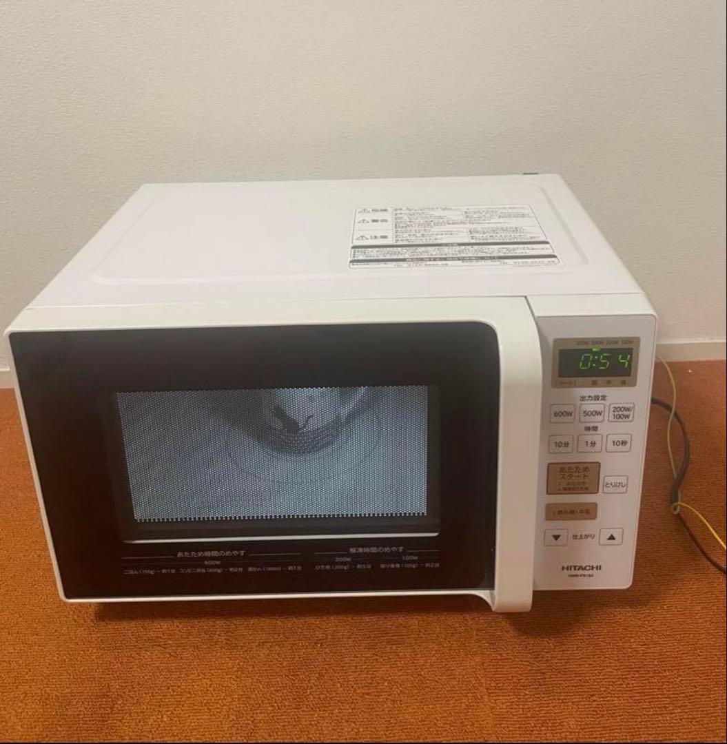 日立 電子レンジ 2019年製 フラット庫内 HMR-FS182