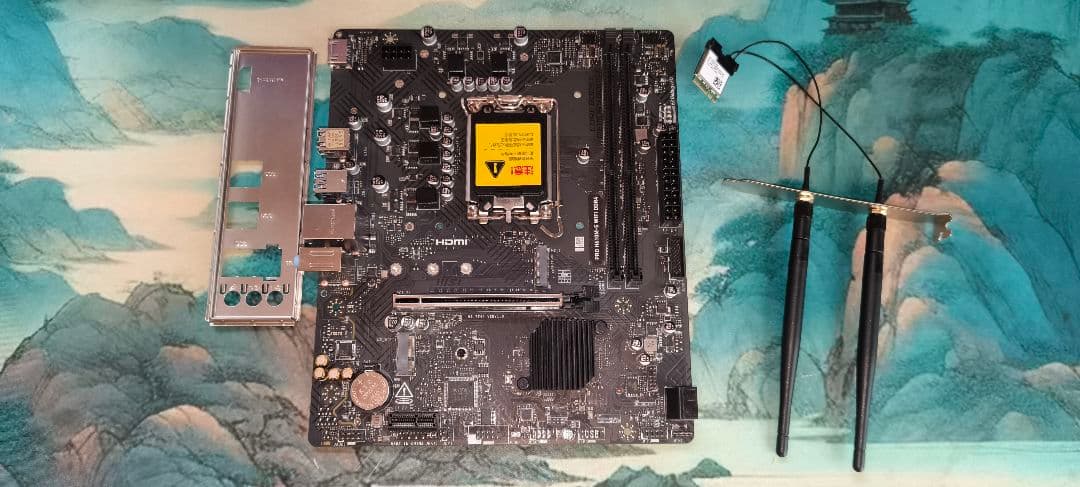 msi PRO H610M-S WIFI DDR4★I/Oパネル+無線LAN付き