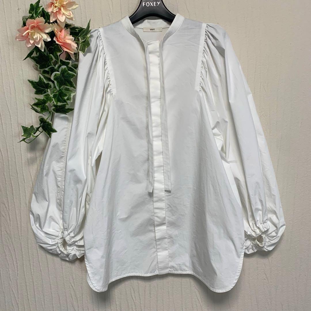 専用♡yori【2021年 完売モデル/ボウタイ◆リボンパフスリーブブラウス】