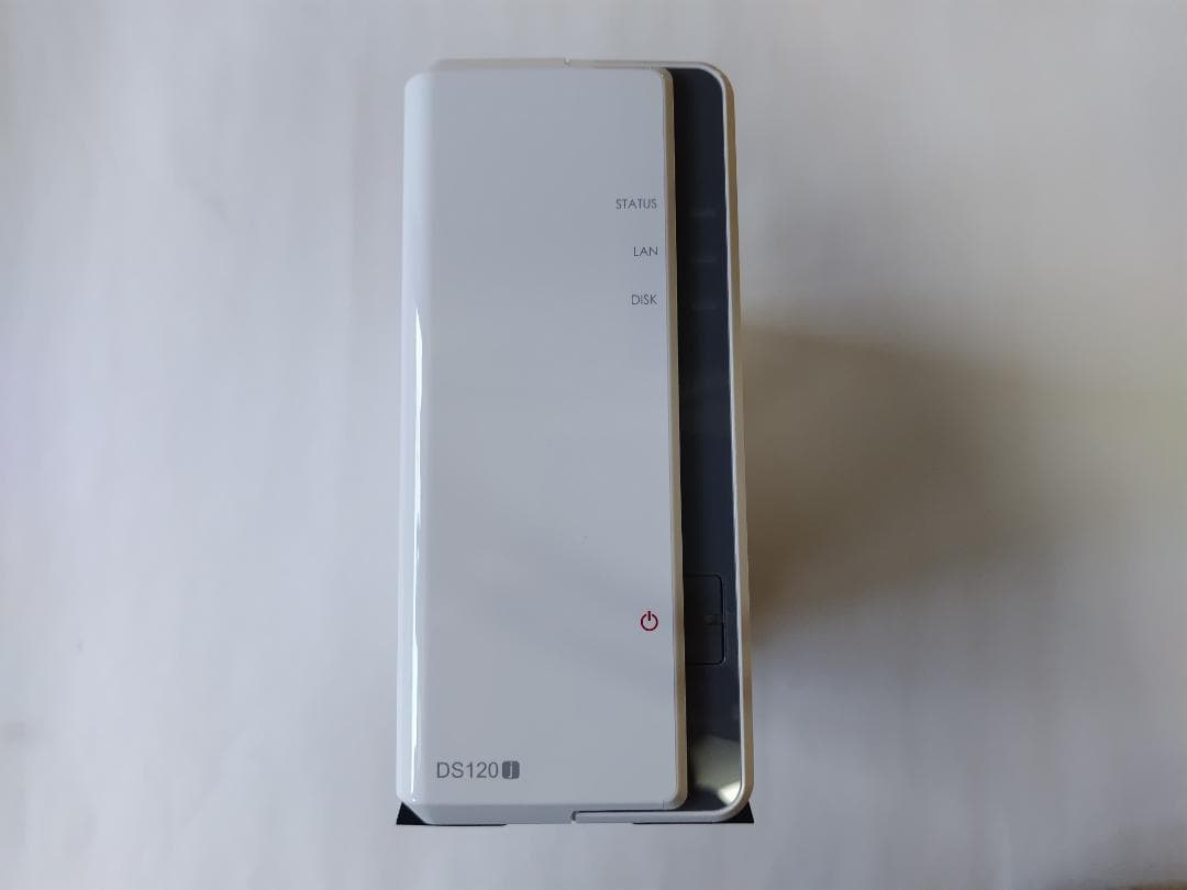 Synology NASキット 1ベイ DS120j/JP 本体とガイドセット