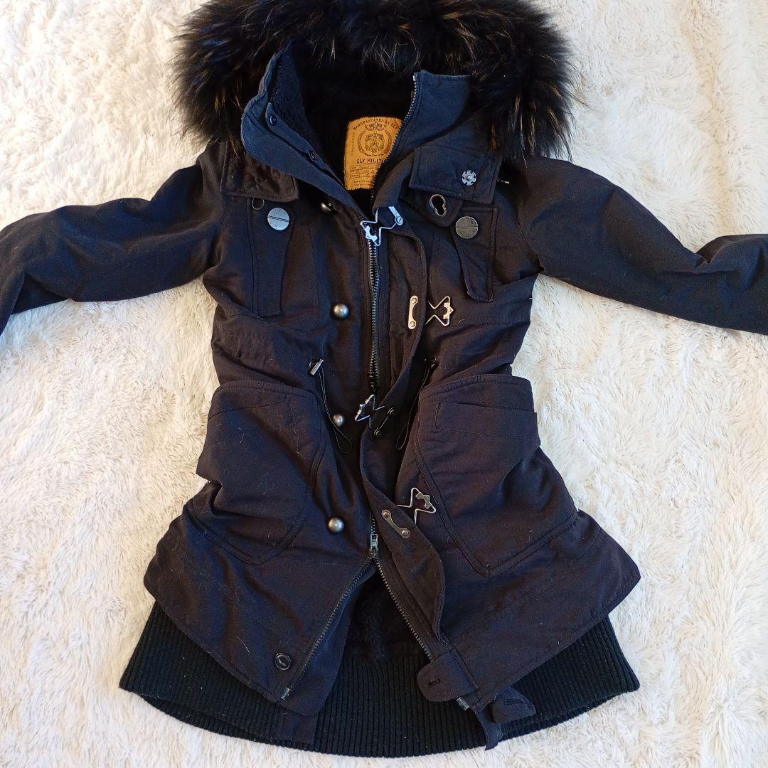 y2k 平成ギャル SLY N-3B ファー モッズコート フェアリー グランジ