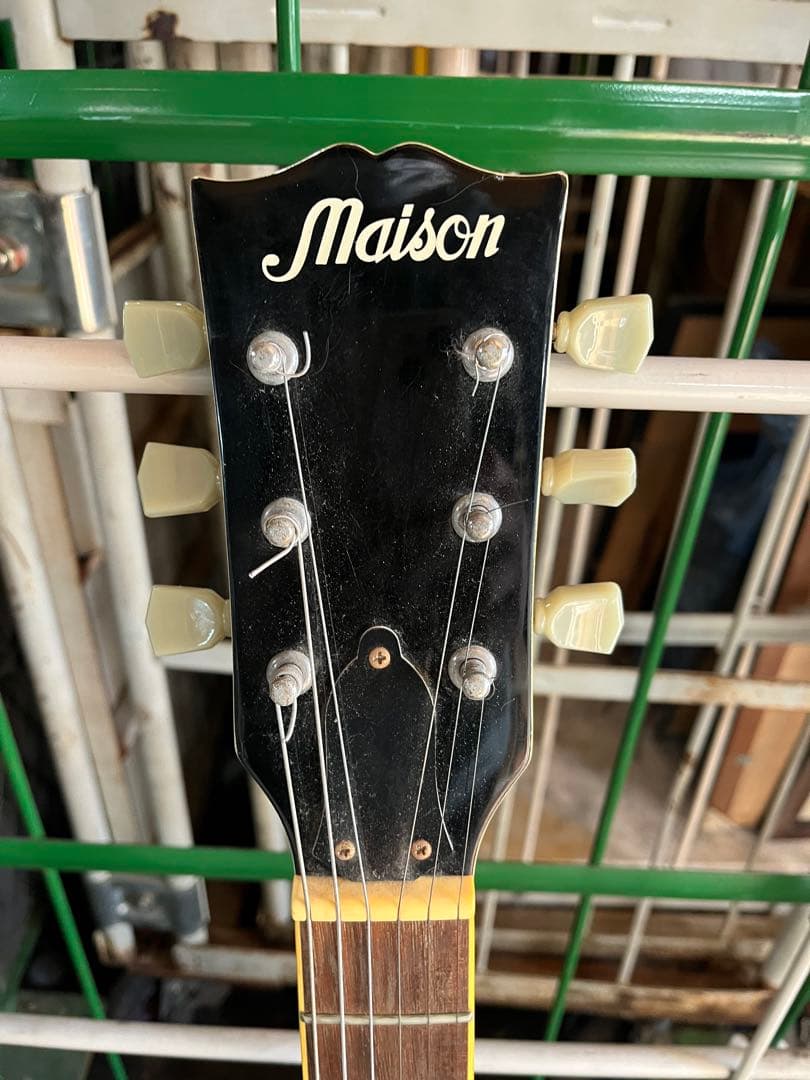 Maison SGスタイル エレキギター アイボリー　中古　現状品　ジャンク品