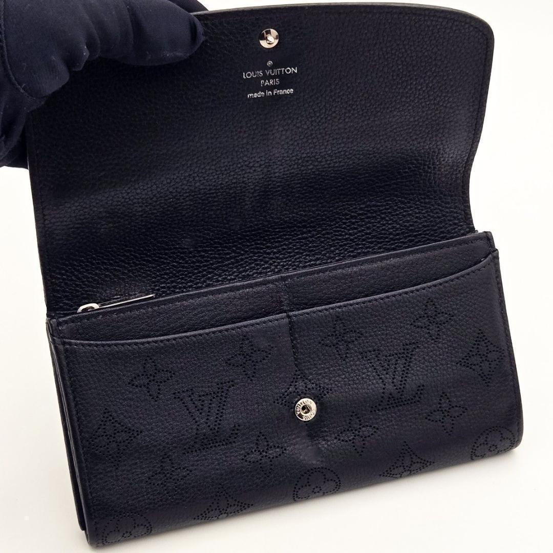 ピーちゃん☆ 財布 イリス マヒナ ブラック ビジネス