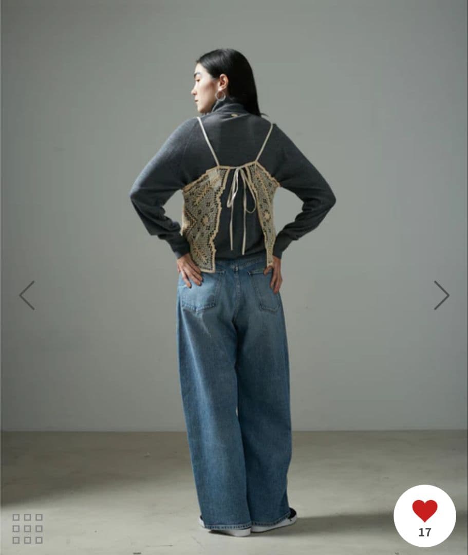 新品　タグ付き　エリテ　キャミソールビスチェ