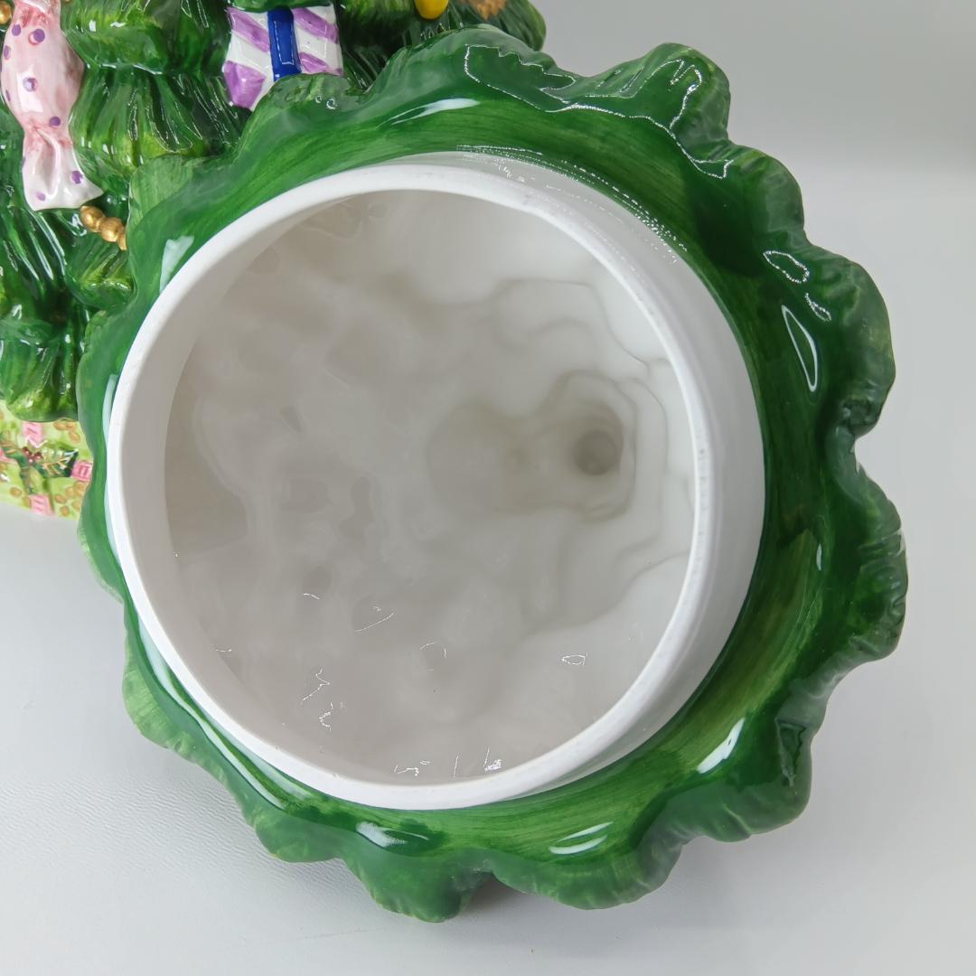 【未使用に近い】SPODE クッキー ジャー クリスマスツリー　スポード