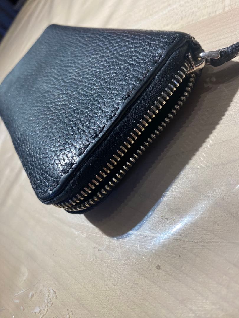 FENDI ROMA ブラックレザー長財布