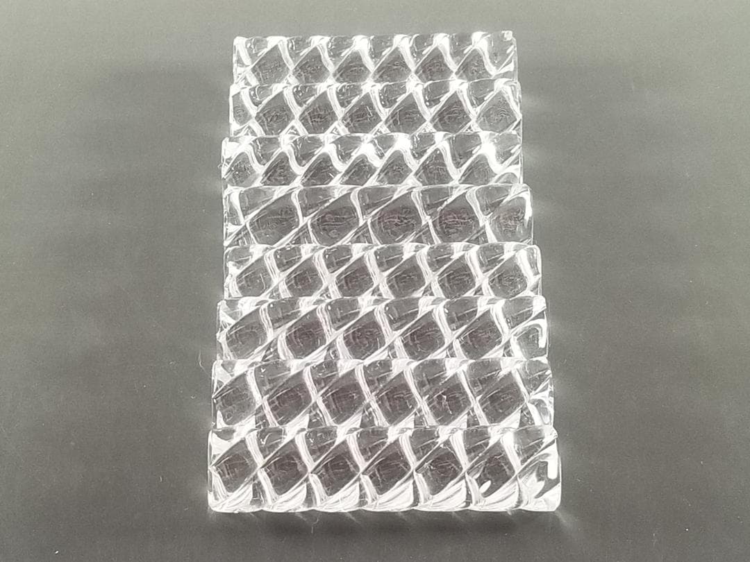 ⭐新品同様⭐バカラ バンブー ナイフレスト 8本 箸置き ナイフホルダー ガラス