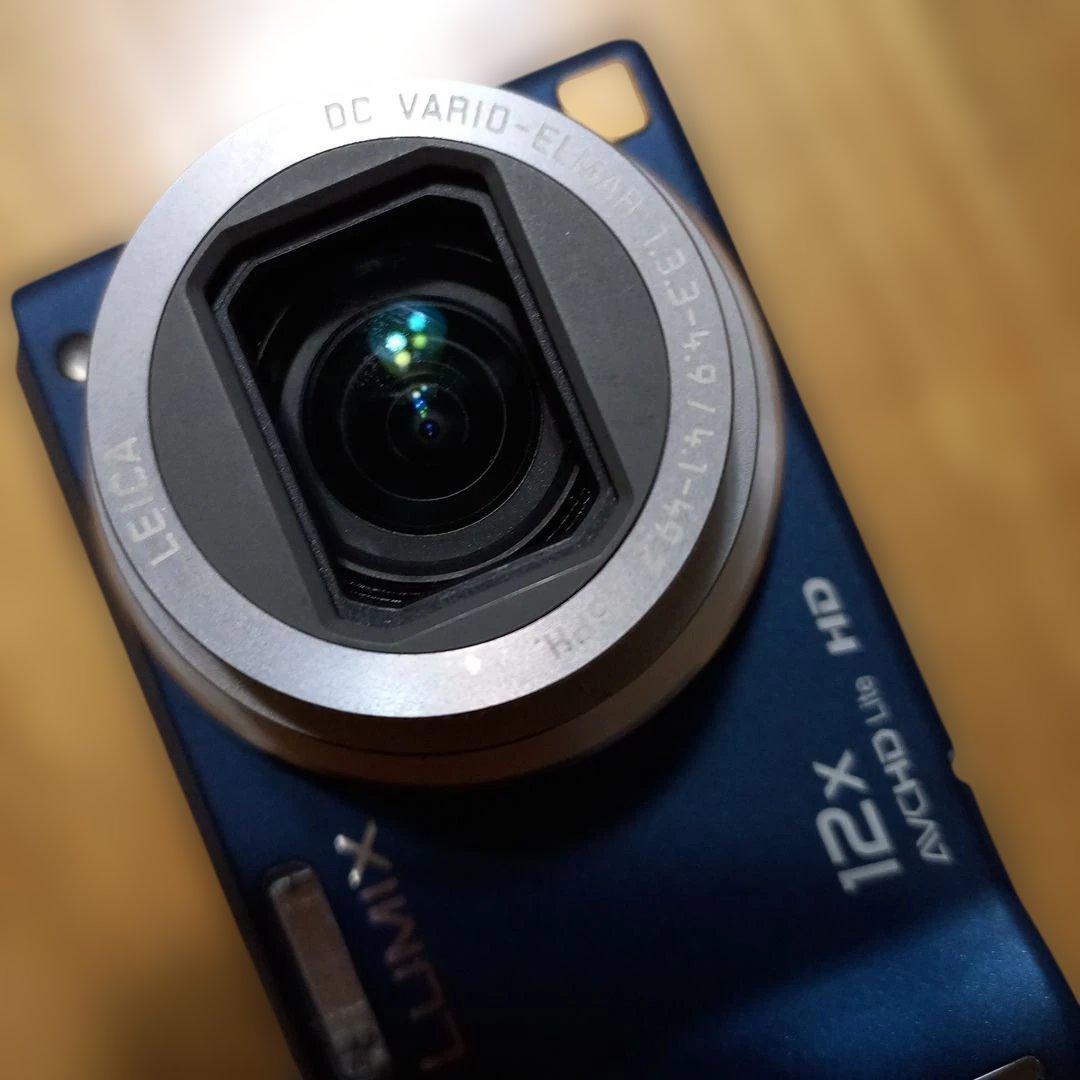 パナソニックデジタルカメラLUMIX TZ7 ブルー 付属品付 作動確認済み