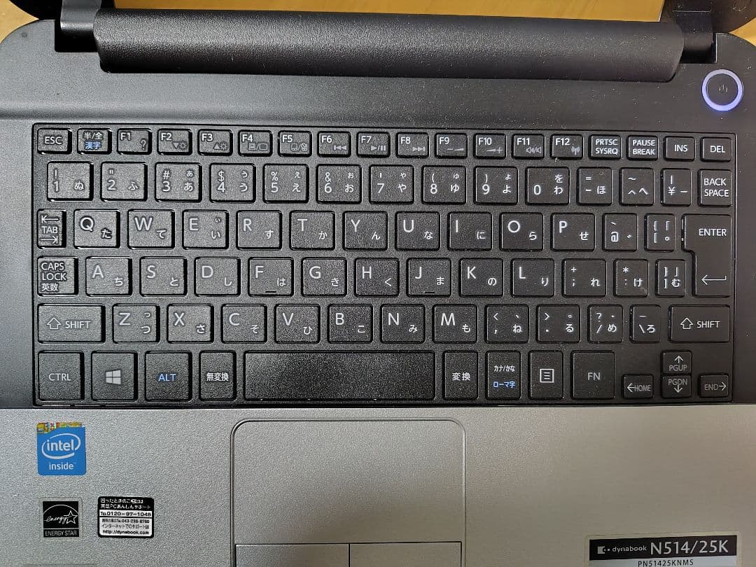 TOSHIBA DynaBook　ノートPC N514/25K