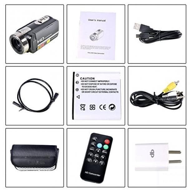 1080P フルHD フルハイビジョン　ビデオカメラ  タッチスクリーン