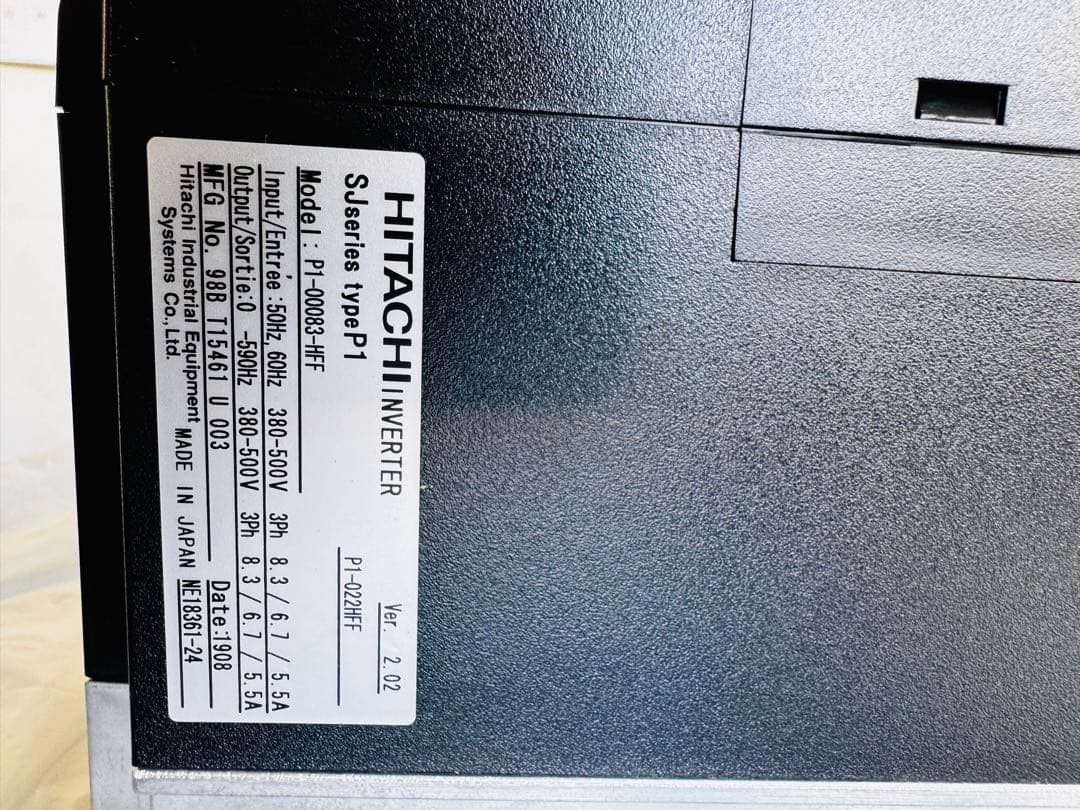 インバータ SJ-P1シリーズ　日立　P1-022LFF