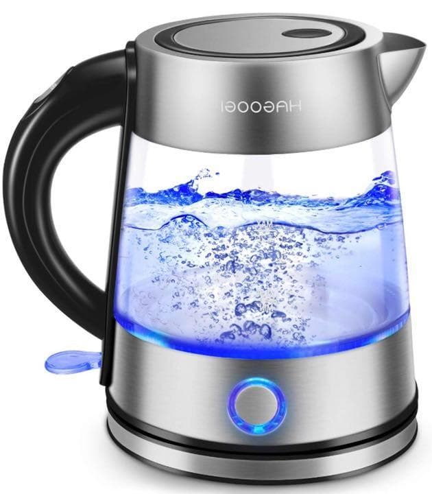 ❤分厚い＆高級な高硼珪酸ガラス製❣高級感溢れる美しいディティール♪❤電気ケトル