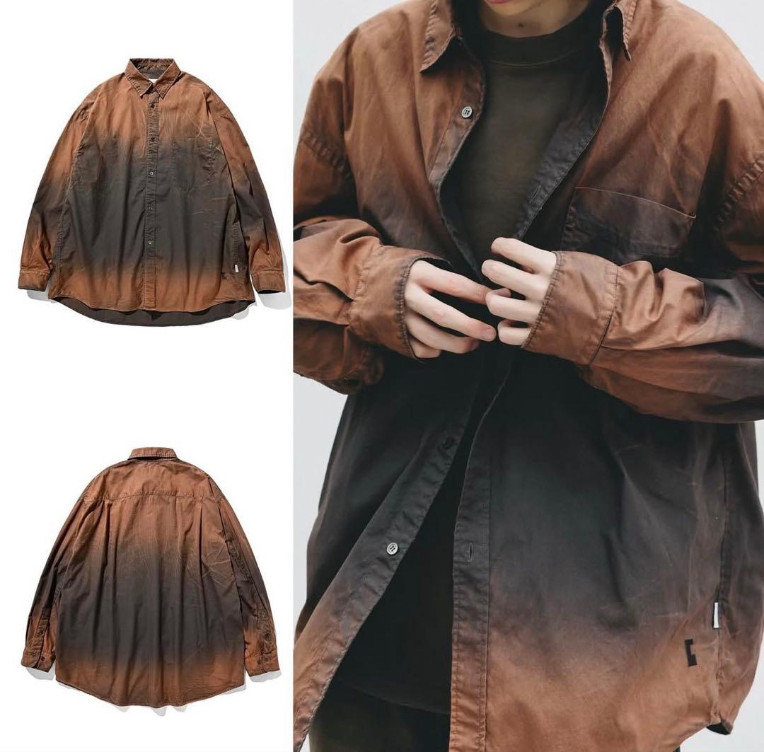 トップス GRADATION DYED CLASSIC CITY SHIRT