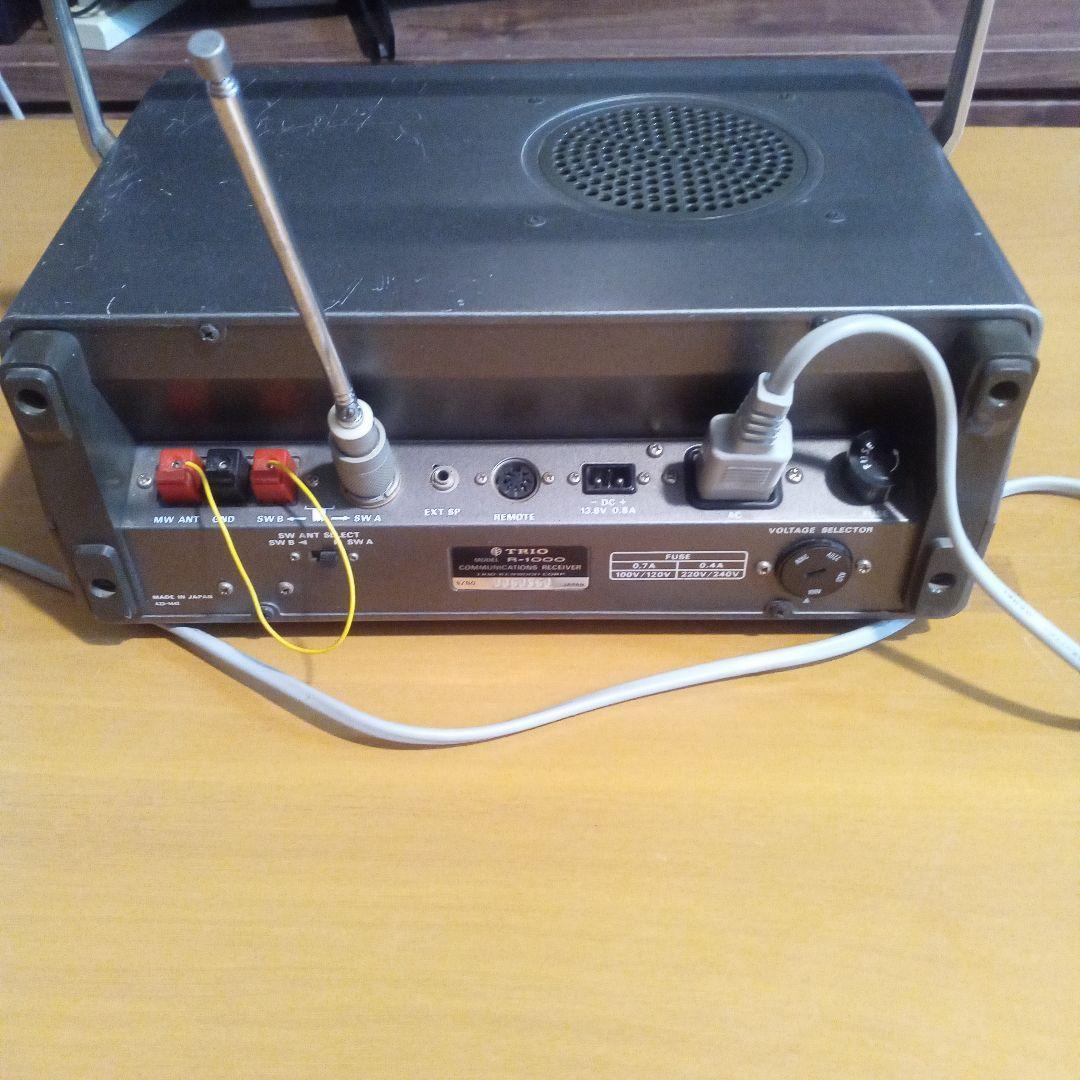 TRIO R-1000 受信機 通電受信確認済 BCLやアマチュア無線受信などに
