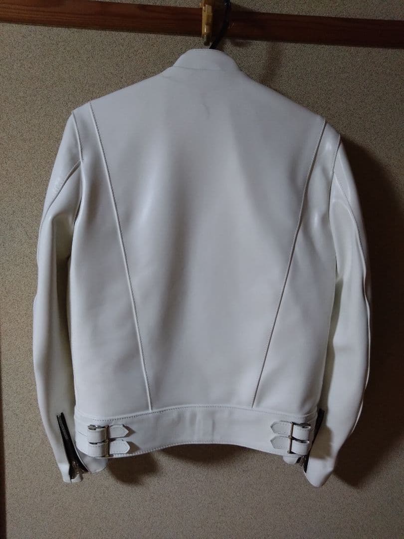 Lewis Leathers ホワイトレザージャケット