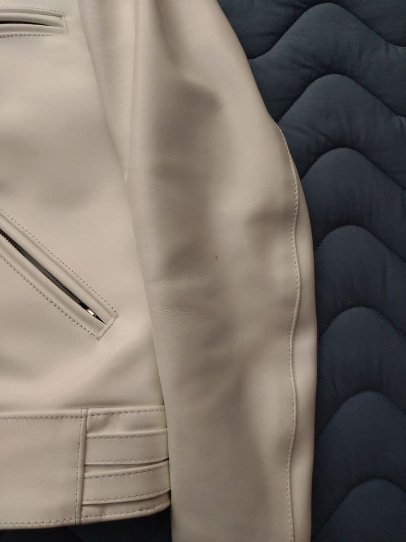 Lewis Leathers ホワイトレザージャケット