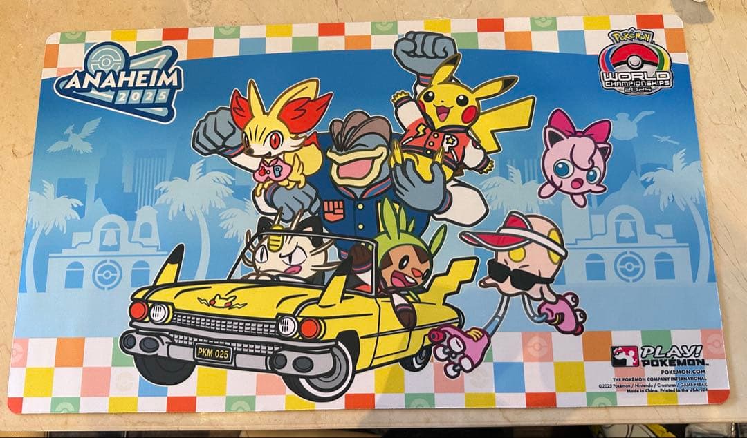 WCS2025 アナハイム　サブイベント限定プレイマット