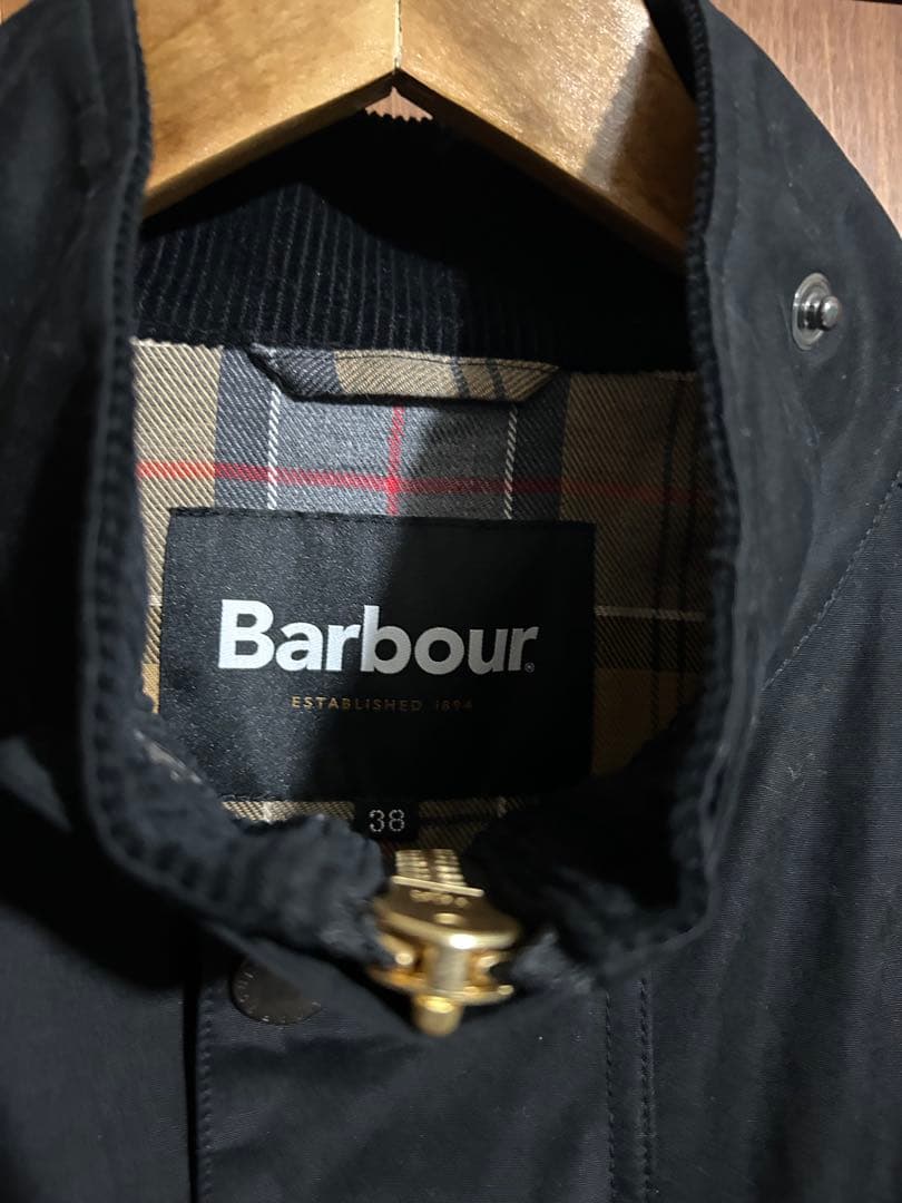 【最終値下】Barbour バブアー　25年モデル　ブラック　38 ノンワックス