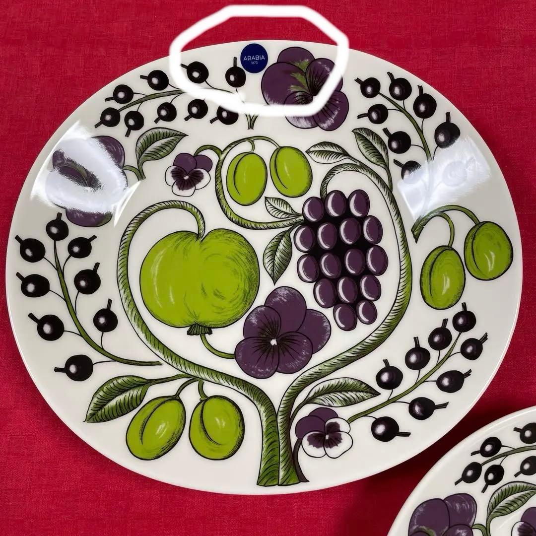 アラビア　パラティッシ　パープル　25cm オーバル