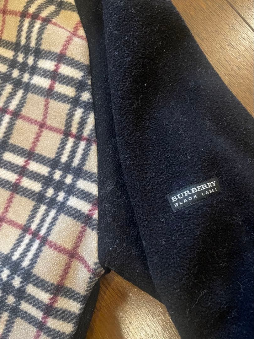 BURBERRY BLACK LABELフリースフルジップ ブルゾン　サイズ2