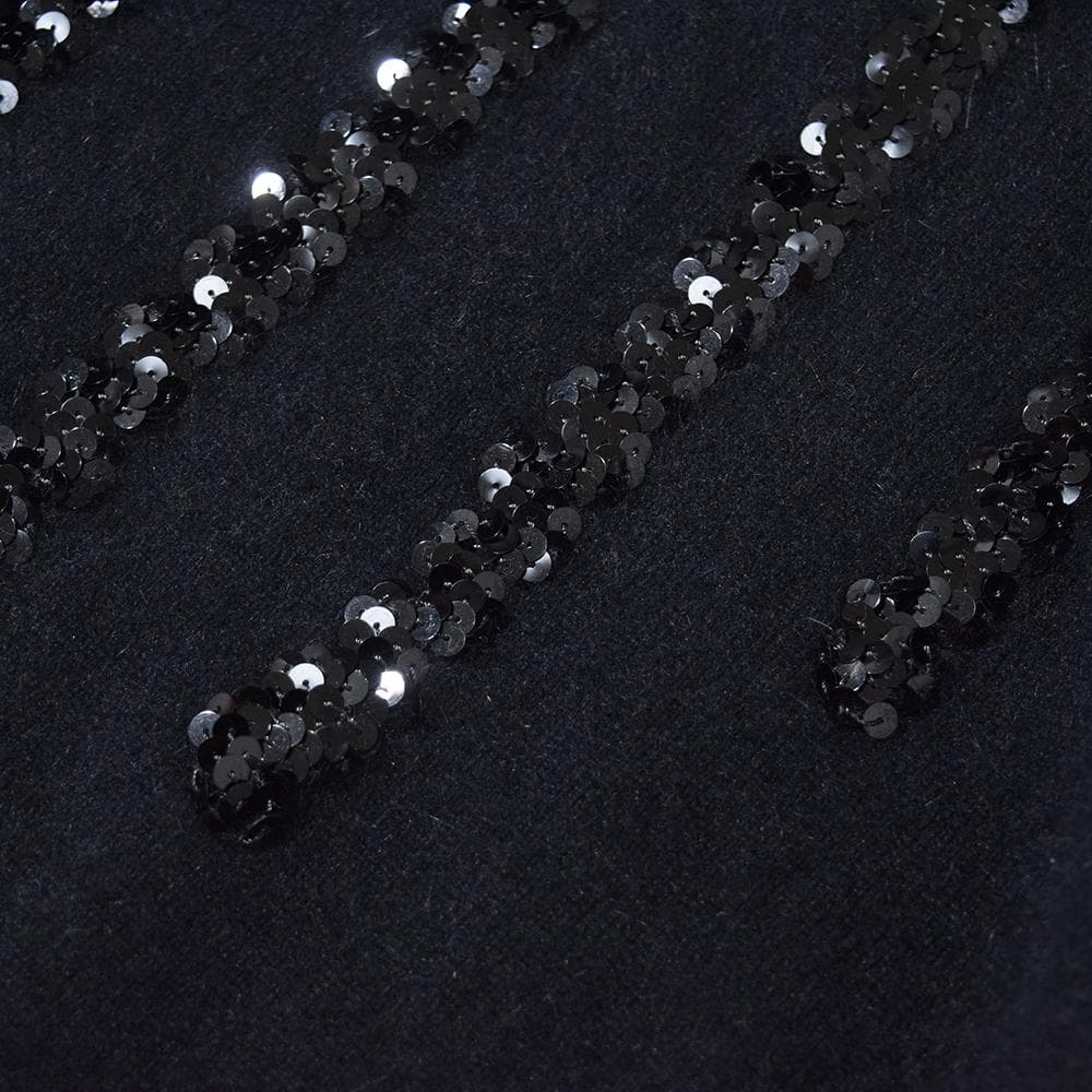 80s Christian Dior ディオール スパンコール リボン ニット