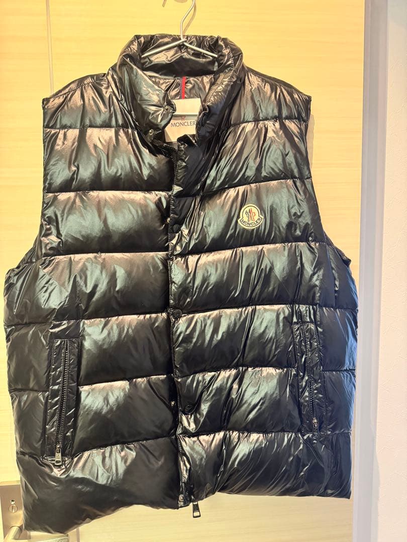 （ジャンク）Moncler ブラック ベスト XXL