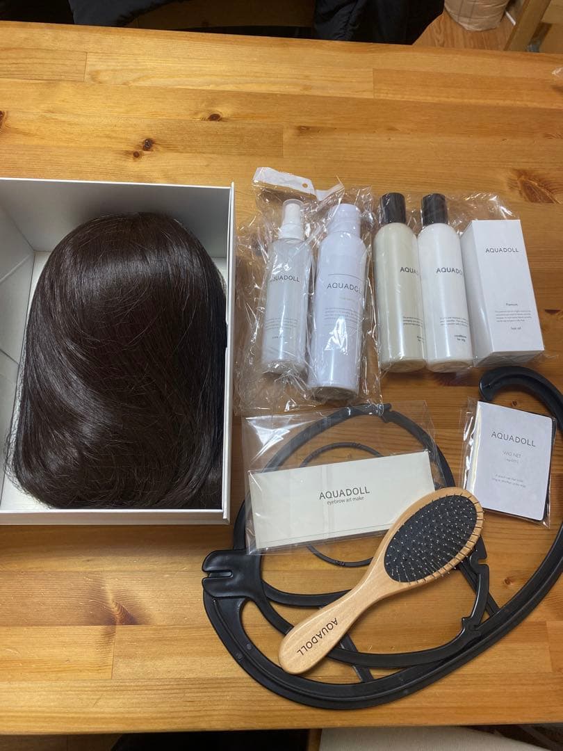 医療用ウィッグ　フルウィッグ　ケア用品セット　　アクアドール　AQUADOLL