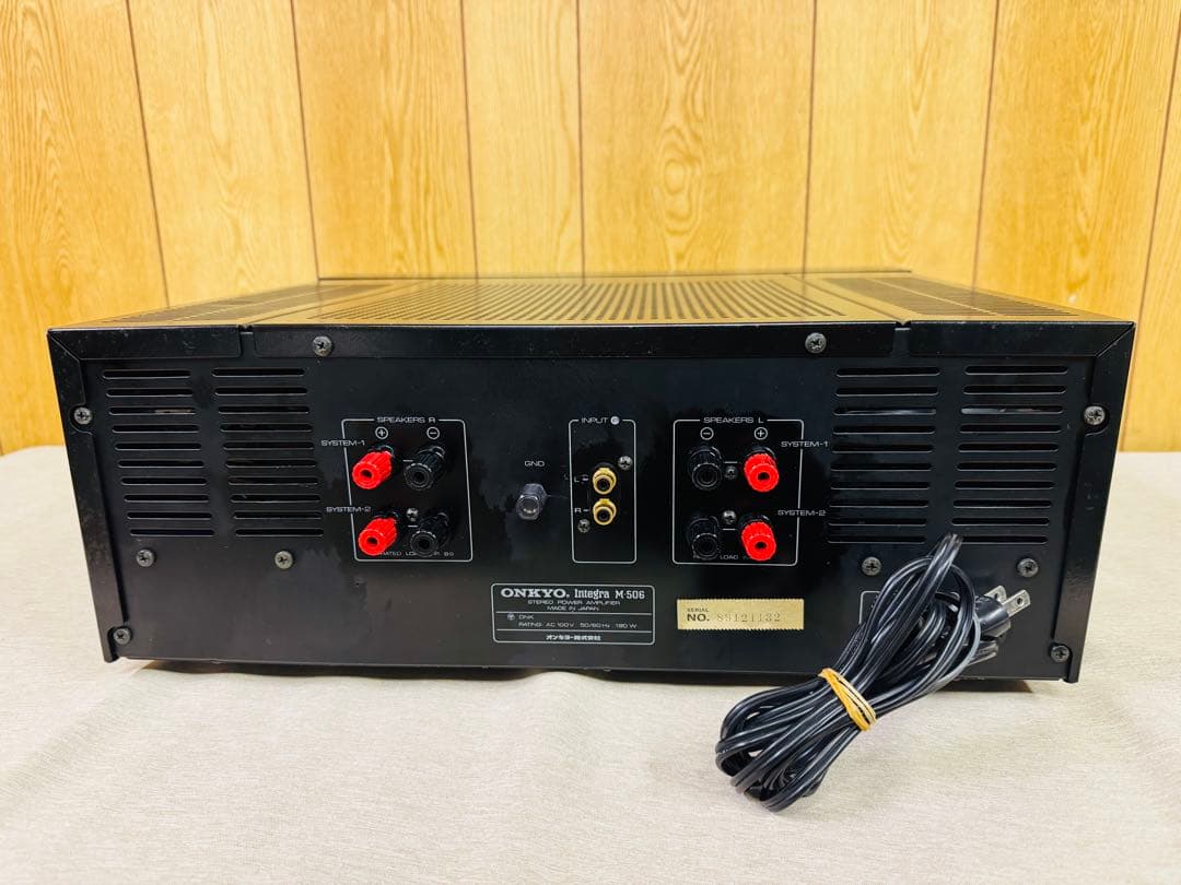 ONKYO オンキヨー Integra M-506 パワーアンプ