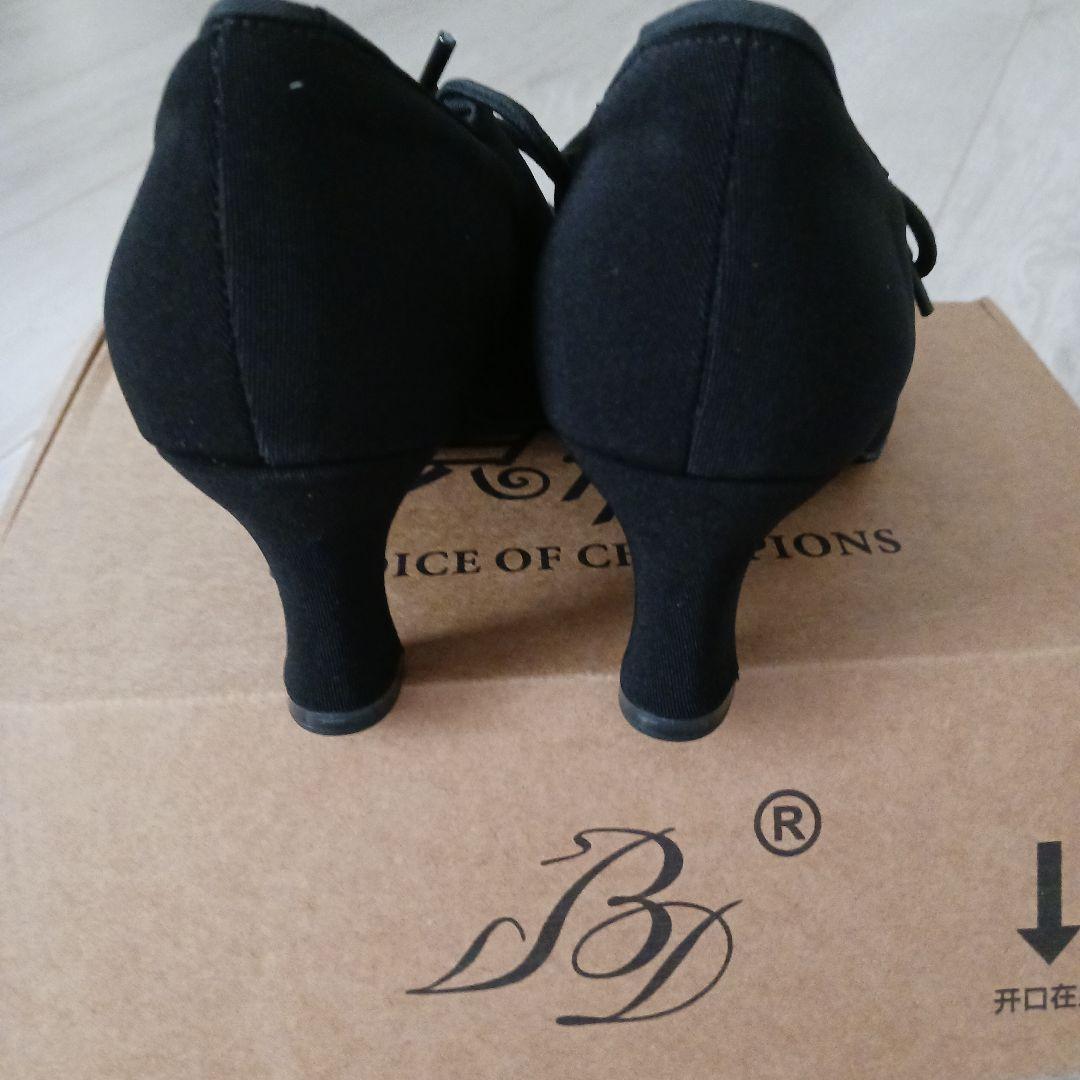 新品社交ダンスティーチャーズシューズ布22.5