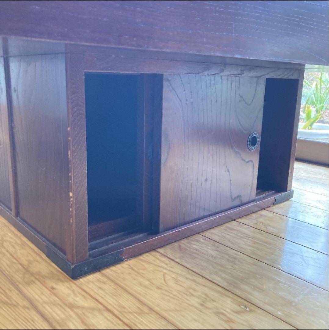 座卓 W120×D90×H40 天板厚9cm 囲炉裏　火鉢テーブル