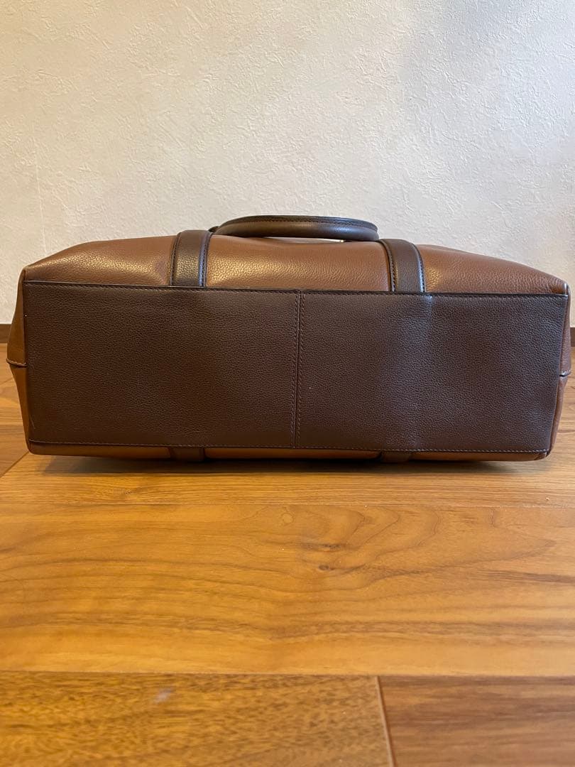 Coach コーチ ブラウンレザー トートバッグ