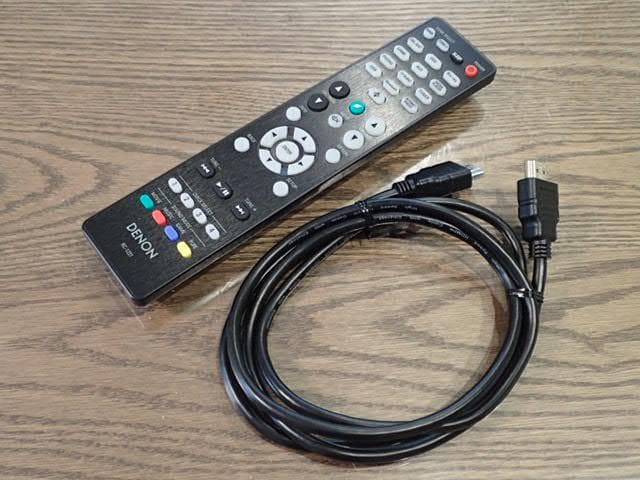 DENON AVアンプ AVR-X1500H 新品リモコン　HEOS対応　美品